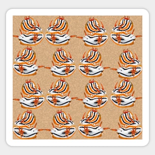 tapestry nudibranch pattern Sticker